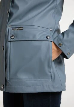 Schmuddelwedda Übergangsjacken Regenjacke Frauen Rauchblau -Schmuddelwedda 051cc860b6e9b723e416cac74c186408