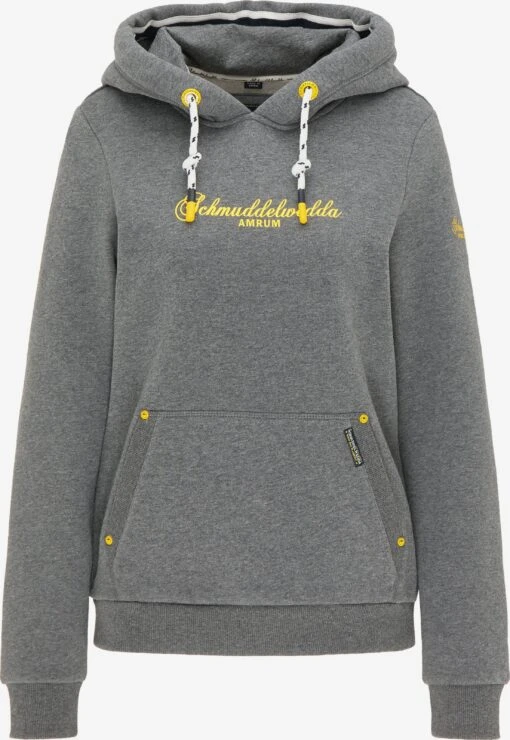 Schmuddelwedda Hoodies Sweatshirt Amrum Frauen Graumeliert -Schmuddelwedda 089c9d3c4682b02d82bfff1b4867cbbc scaled