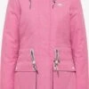 Schmuddelwedda Winterjacken Parka Frauen Pinkmeliert -Schmuddelwedda 0984c1e5d3d490bccf84b3b7ea7908fc