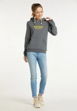 Schmuddelwedda Hoodies Hoodie Ostee Frauen Graumeliert -Schmuddelwedda 0fce3a3b91bf3b417e36ae6942492e24