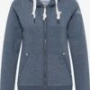 Schmuddelwedda Sweatjacken Sweatjacke Frauen Taubenblau -Schmuddelwedda 1bbaa5e2b6443622c11c4641e6ba9e23