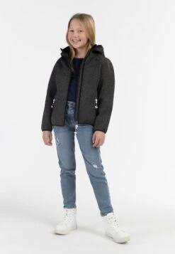 Schmuddelwedda Fleecejacken Fleecejacke Kilata Kinder Graumeliert -Schmuddelwedda 230a5724606e1393a11644808023b8fa