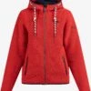 Schmuddelwedda Outdoorjacken Fleecejacke Frauen Rotmeliert -Schmuddelwedda 2be1180e6836decea34b7d9787c4f099