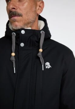 Schmuddelwedda Parka Jacke Männer Schwarz -Schmuddelwedda 418f241b46929028a1e217e364fa696e