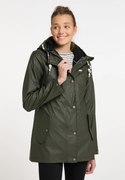 Schmuddelwedda Outdoorjacken Regenjacke Frauen Khaki -Schmuddelwedda 46cd0bce0bb5d799aee67fe47e32d426 scaled