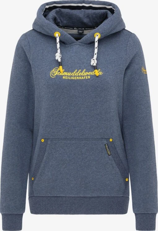 Schmuddelwedda Hoodies Sweatshirt Heiligenhafen Frauen Blaumeliert -Schmuddelwedda 48b41826977c96285698a8d4b231a6ad scaled