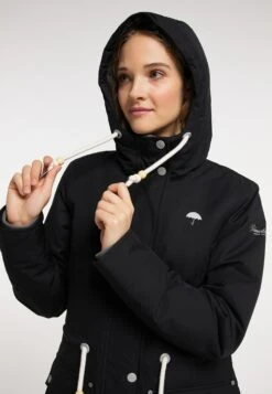 Schmuddelwedda Jacken Parka Frauen Schwarz -Schmuddelwedda 6c60f8b228e8f6b36a8668042203d3bb