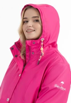 Schmuddelwedda Regen- & Funktionsmäntel Mantel Frauen Fuchsia -Schmuddelwedda 6f0993a68a2ac07c03cf05d331b44cdc