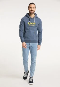 Schmuddelwedda Hoodies Hoodie Rügen Männer Blaumeliert -Schmuddelwedda 77a047ece294c471d517b06ef981921c