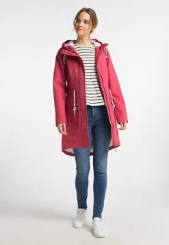 Schmuddelwedda Parka Regenparka Frauen Pastellrot -Schmuddelwedda 7f09fe8bbe19daa598e3f1e5d490dd17