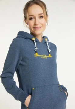 Schmuddelwedda Hoodies Sweatshirt Frauen Taubenblau -Schmuddelwedda 7f8c6829d1c394543ebee25339c40135