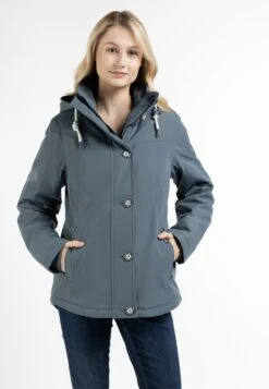 Schmuddelwedda Outdoorjacken Jacke Frauen Taubenblau -Schmuddelwedda 85cd02d41e1876a5396134df79de0ff8