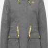 Schmuddelwedda Winterjacken Parka Frauen Graumeliert -Schmuddelwedda 85e486a02c4702fbb4d11a10f220512b