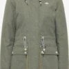 Schmuddelwedda Winterjacken Winterparka Frauen Grünmeliert -Schmuddelwedda 925b1a1e5b153c13805864637f582174