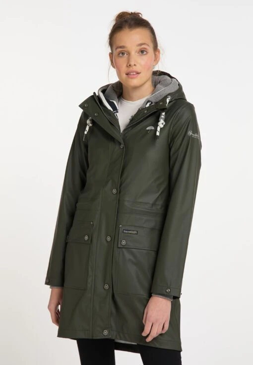 Schmuddelwedda Regen- & Funktionsmäntel Funktionsmantel Frauen Khaki -Schmuddelwedda 95a81da9a42ed4d5c034810aaa281944 scaled