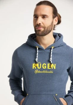 Schmuddelwedda Hoodies Hoodie Rügen Männer Blaumeliert -Schmuddelwedda a435b3c493cf359e836bcddd163a434e