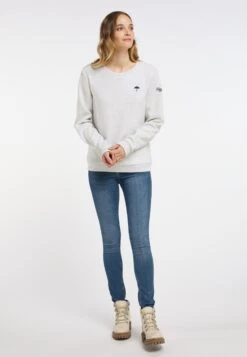 Schmuddelwedda Sweatshirts Sweatshirt Frauen Weißmeliert -Schmuddelwedda aa1d6e72459cd3da4f7a9594ccb7501b