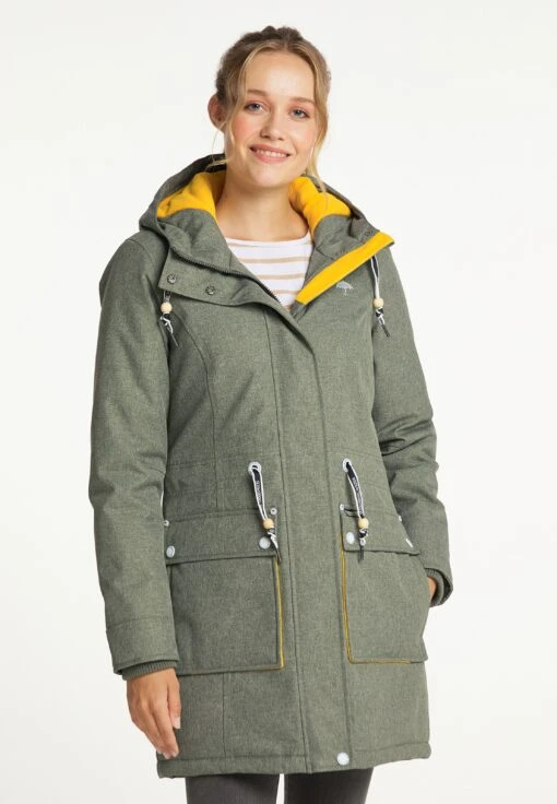 Schmuddelwedda Winterjacken Winterparka Frauen Grünmeliert -Schmuddelwedda ac4c21b76dada0130950037dcbfd6c06 scaled