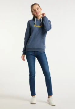 Schmuddelwedda Hoodies Sweatshirt Heiligenhafen Frauen Blaumeliert -Schmuddelwedda ad88180fb10ab762577e73143467a038