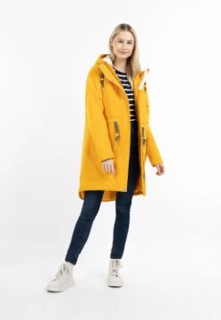 Schmuddelwedda Parka Jacke Frauen Senf -Schmuddelwedda b0d7a4114c3b5a89a558f7f9da5a02f5