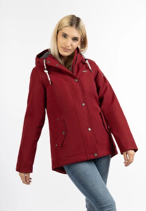 Schmuddelwedda Outdoorjacken Winterjacke Frauen Dunkelrot -Schmuddelwedda c38f263df0212b9487062516e4890f8d scaled