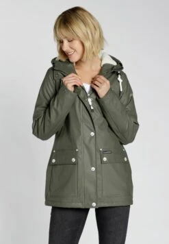 Schmuddelwedda Outdoorjacken Regenjacke Frauen Oliv -Schmuddelwedda c9fc030803a2d5838b5060777316db56