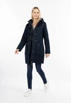 Schmuddelwedda Dufflecoats Übergangsmantel Frauen Marine -Schmuddelwedda d55393304081b175859019452aed6f03