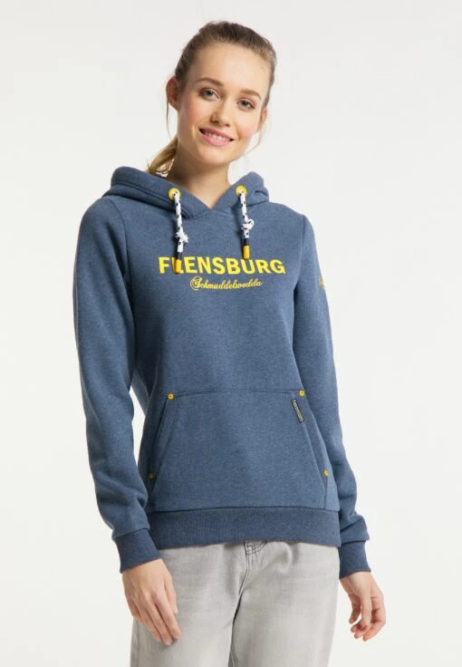 Schmuddelwedda Hoodies Sweatshirt Flensburg Frauen Blaumeliert -Schmuddelwedda e2c6e27c8b839bcf2636aff406232fdf scaled