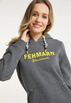 Schmuddelwedda Hoodies Sweatshirt Fehmarn Frauen Graumeliert -Schmuddelwedda f0d3cd42c991ad45ae3c9e5baafe2867