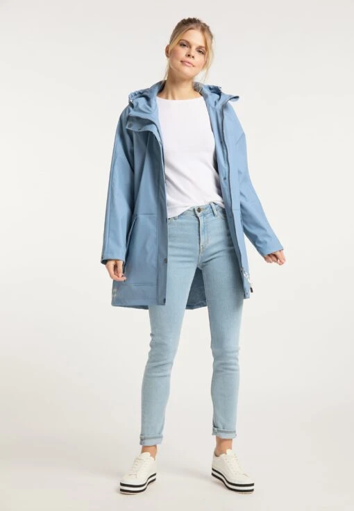 Schmuddelwedda Regen- & Funktionsmäntel Jacke Frauen Hellblau -Schmuddelwedda f853556662b03038ef7c8547077220ed scaled